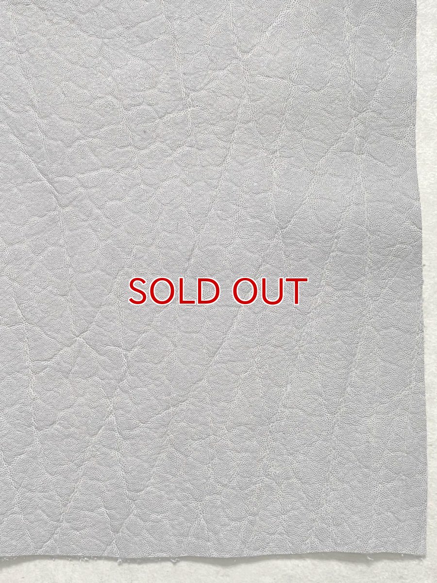 画像5: エレファントレザー　グレー　ゾウ革　象革　エキゾチックレザー (5)