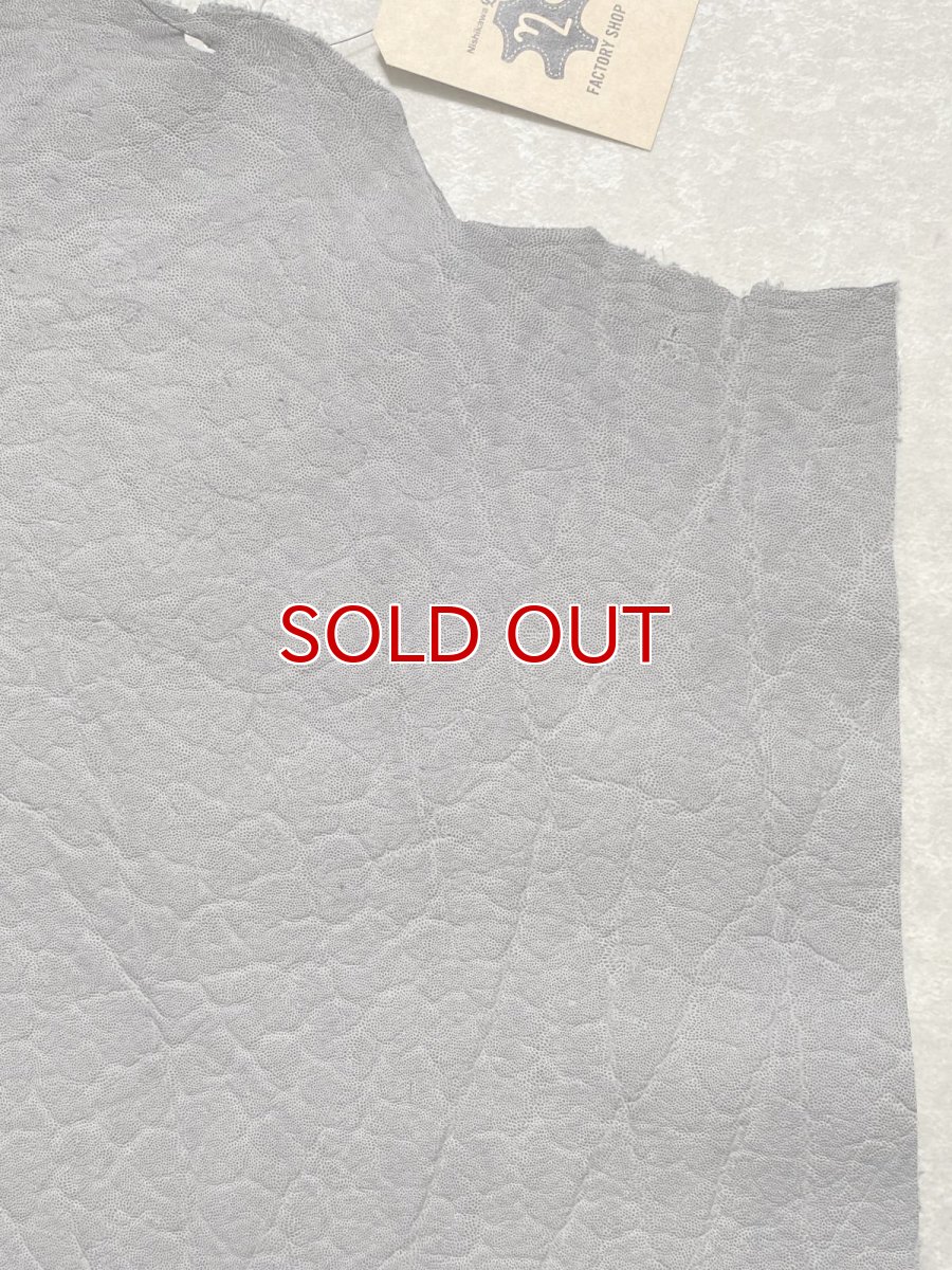 画像3: エレファントレザー　グレー　ゾウ革　象革　エキゾチックレザー (3)