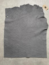 画像1: エレファントレザー　グレー　ゾウ革　象革　エキゾチックレザー (1)