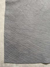 画像4: エレファントレザー　グレー　ゾウ革　象革　エキゾチックレザー (4)