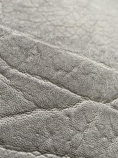 画像7: エレファントレザー　グレー　ゾウ革　象革　エキゾチックレザー (7)