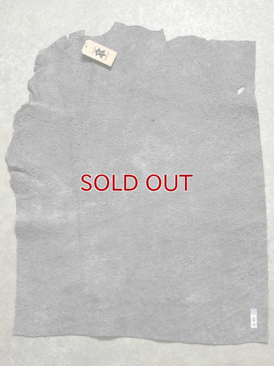 画像9: エレファントレザー　グレー　ゾウ革　象革　エキゾチックレザー (9)