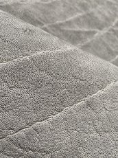 画像7: エレファントレザー　グレー　ゾウ革　象革　エキゾチックレザー (7)