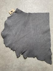 画像1: エレファントレザー　グレー　ゾウ革　象革　エキゾチックレザー (1)