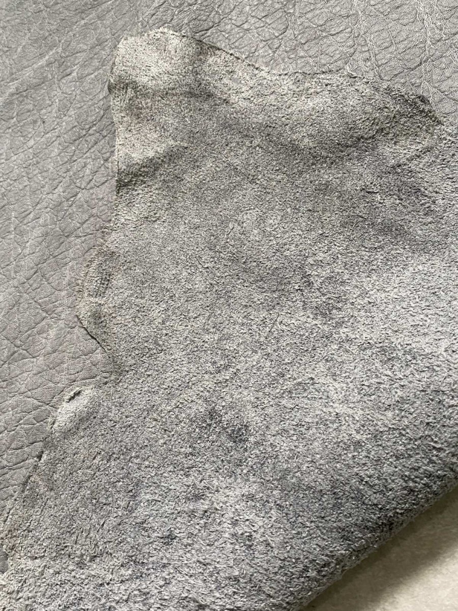 画像8: エレファントレザー　グレー　ゾウ革　象革　エキゾチックレザー (8)