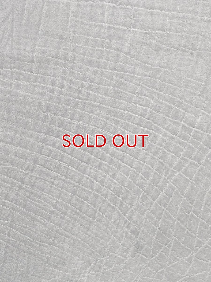 画像7: エレファントレザー　グレー　ゾウ革　象革　エキゾチックレザー (7)