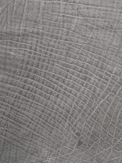 画像7: エレファントレザー　グレー　ゾウ革　象革　エキゾチックレザー (7)