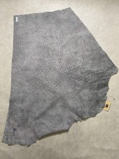 画像10: エレファントレザー　グレー　ゾウ革　象革　エキゾチックレザー (10)