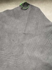 画像3: エレファントレザー　グレー　ゾウ革　象革　エキゾチックレザー (3)