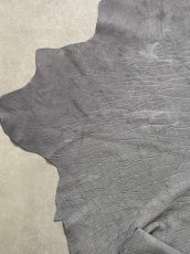 画像2: エレファントレザー　グレー　ゾウ革　象革　エキゾチックレザー (2)
