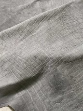 画像6: エレファントレザー　グレー　ゾウ革　象革　エキゾチックレザー (6)