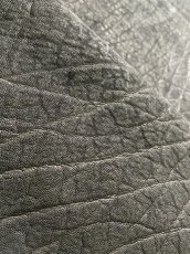 画像9: エレファントレザー　ブラック　ゾウ革　象革　エキゾチックレザー (9)