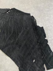 画像3: 象革　エレファントレザー　ブラック　ゾウ革 ハギレ (3)