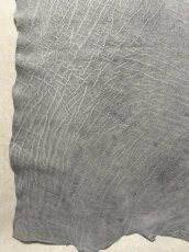 画像5: エレファントレザー　グレー　ゾウ革　象革　エキゾチックレザー (5)