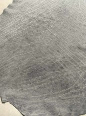 画像9: エレファントレザー　グレー　ゾウ革　象革　エキゾチックレザー (9)