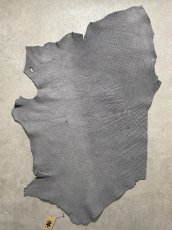 画像1: エレファントレザー　グレー　ゾウ革　象革　エキゾチックレザー (1)