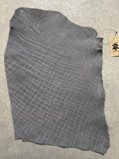 画像1: エレファントレザー　グレー　ゾウ革　象革　エキゾチックレザー (1)