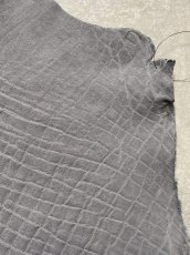 画像3: エレファントレザー　グレー　ゾウ革　象革　エキゾチックレザー (3)