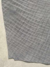 画像4: エレファントレザー　グレー　ゾウ革　象革　エキゾチックレザー (4)