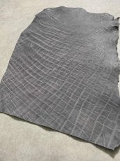 画像6: エレファントレザー　グレー　ゾウ革　象革　エキゾチックレザー (6)