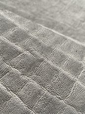 画像7: エレファントレザー　グレー　ゾウ革　象革　エキゾチックレザー (7)