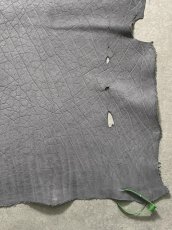 画像6: エレファントレザー　グレー　ゾウ革　象革　エキゾチックレザー (6)