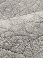 画像8: エレファントレザー　グレー　ゾウ革　象革　エキゾチックレザー (8)