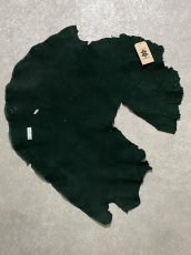 画像9: エレファントレザー　グリーン　ゾウ革　象革　耳　ミミ (9)