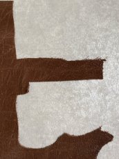 画像4: 【お客様専用品】エレファントレザー　ブラウン　ゾウ革　象革　 (4)