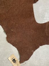 画像5: 【お客様専用品】エレファントレザー　ブラウン　ゾウ革　象革　 (5)