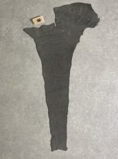 画像1: エレファントレザー　グレー　ゾウ革　象革　尻尾　エキゾチックレザー (1)