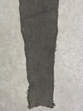 画像5: エレファントレザー　グレー　ゾウ革　象革　尻尾　エキゾチックレザー (5)