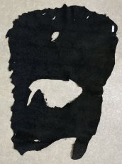画像12: エレファントレザー　耳　ブラック　ゾウ革　象革　エキゾチックレザー (12)