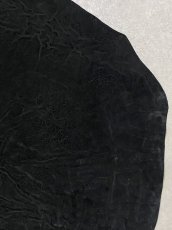 画像4: エレファントレザー　ブラック　ゾウ革　象革　エキゾチックレザー (4)