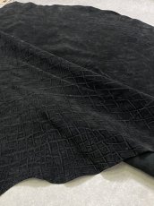 画像8: エレファントレザー　ブラック　ゾウ革　象革　エキゾチックレザー (8)