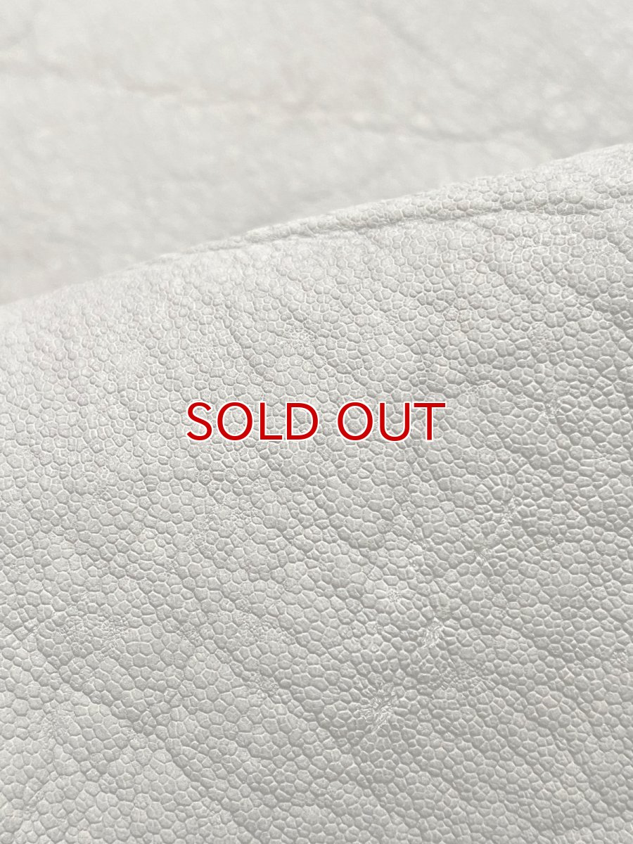 画像3: エレファントレザー　グレー　ゾウ革　象革　耳　エキゾチックレザー (3)