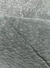 画像6: エレファントレザー　グリーン　ゾウ革　象革　耳　エキゾチックレザー (6)