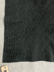 画像5: エレファントレザー　ブラック　ゾウ革　象革　エキゾチックレザー (5)