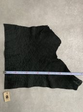 画像9: エレファントレザー　ブラック　ゾウ革　象革　エキゾチックレザー (9)