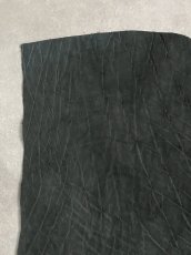 画像4: エレファントレザー　ブラック　ゾウ革　象革　エキゾチックレザー (4)