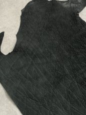 画像2: エレファントレザー　ブラック　ゾウ革　象革　エキゾチックレザー (2)