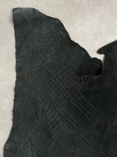 画像4: エレファントレザー　ブラック　ゾウ革　象革　エキゾチックレザー (4)