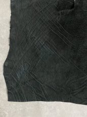画像5: エレファントレザー　ブラック　ゾウ革　象革　エキゾチックレザー (5)