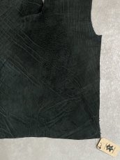 画像7: エレファントレザー　ブラック　ゾウ革　象革　エキゾチックレザー (7)