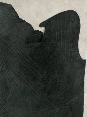 画像6: エレファントレザー　ブラック　ゾウ革　象革　エキゾチックレザー (6)