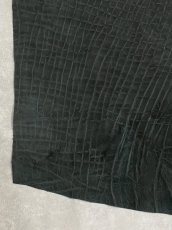 画像6: エレファントレザー　ブラック　ゾウ革　象革　エキゾチックレザー (6)