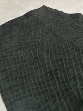 画像2: エレファントレザー　ブラック　ゾウ革　象革　エキゾチックレザー (2)