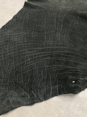 画像5: エレファントレザー　ブラック　ゾウ革　象革　エキゾチックレザー (5)