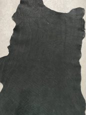 画像3: エレファントレザー　ブラック　ゾウ革　象革　エキゾチックレザー (3)