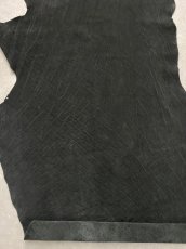 画像4: エレファントレザー　ブラック　ゾウ革　象革　エキゾチックレザー (4)